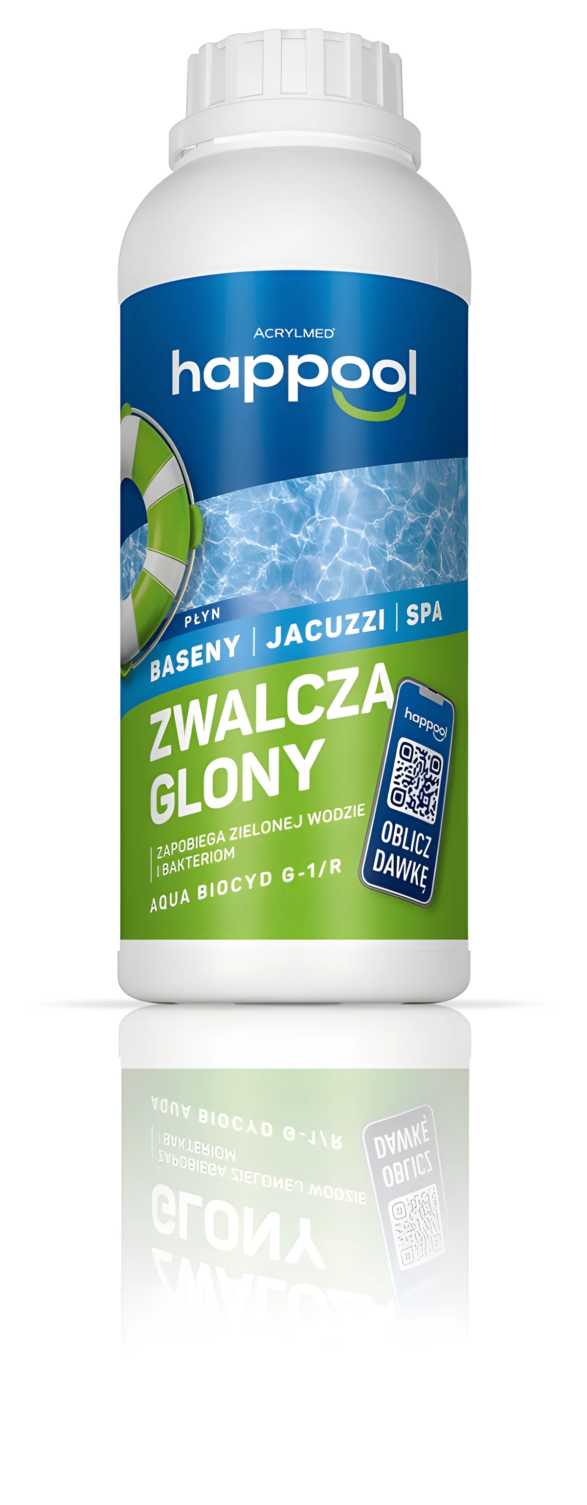 ACRYLMED 2l BIOCID G-1/R koncentrat do Zwalczania Glonów