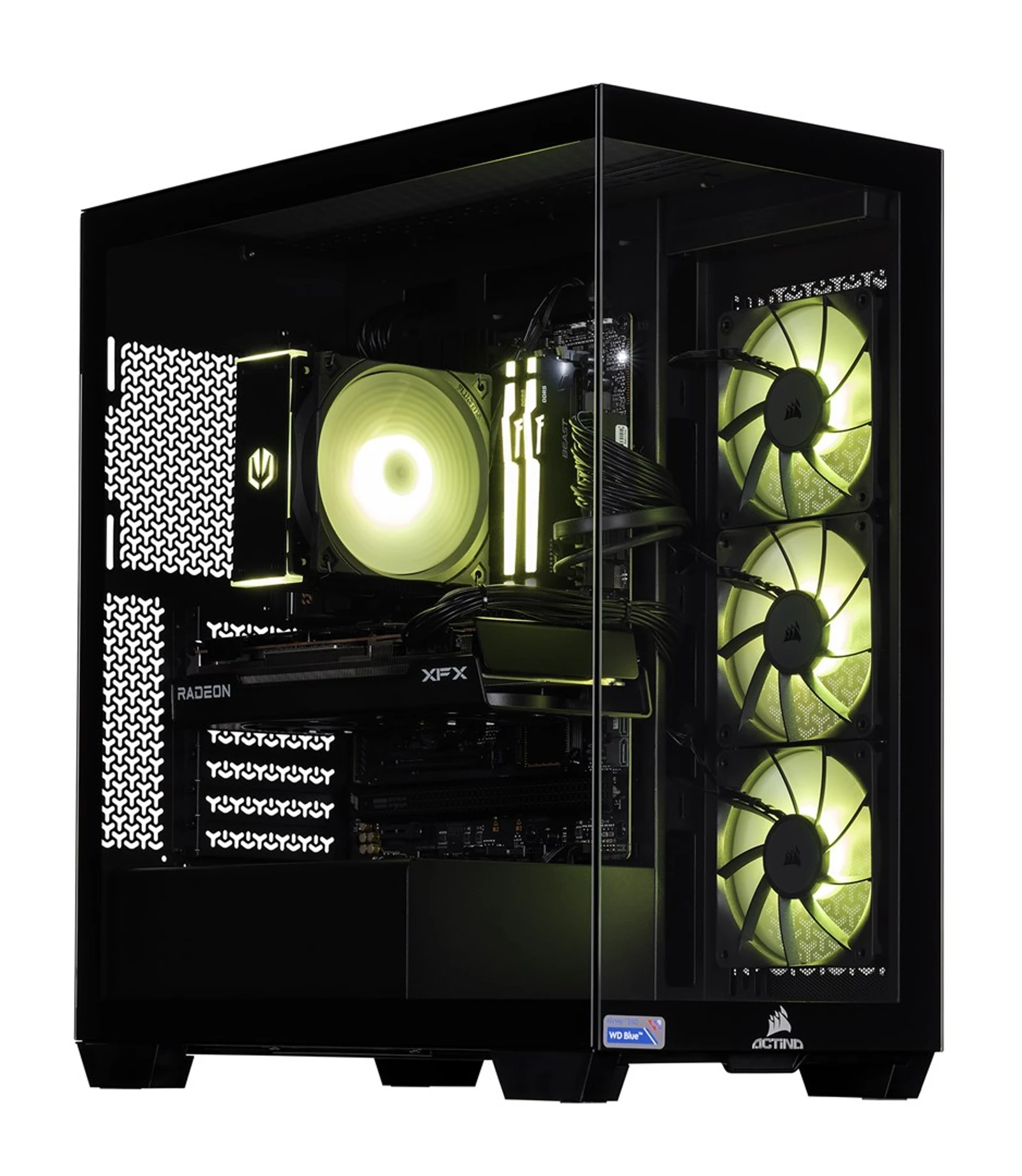 Actina iCUE 8700F/32GB/2TB/RTX5070Ti/850W - Komputer Gaming — zdjęcie 1 z 8