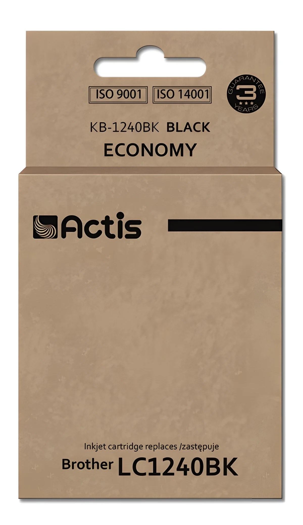 Actis KB-1240Bk Tusz Zamiennik czarny 19ml