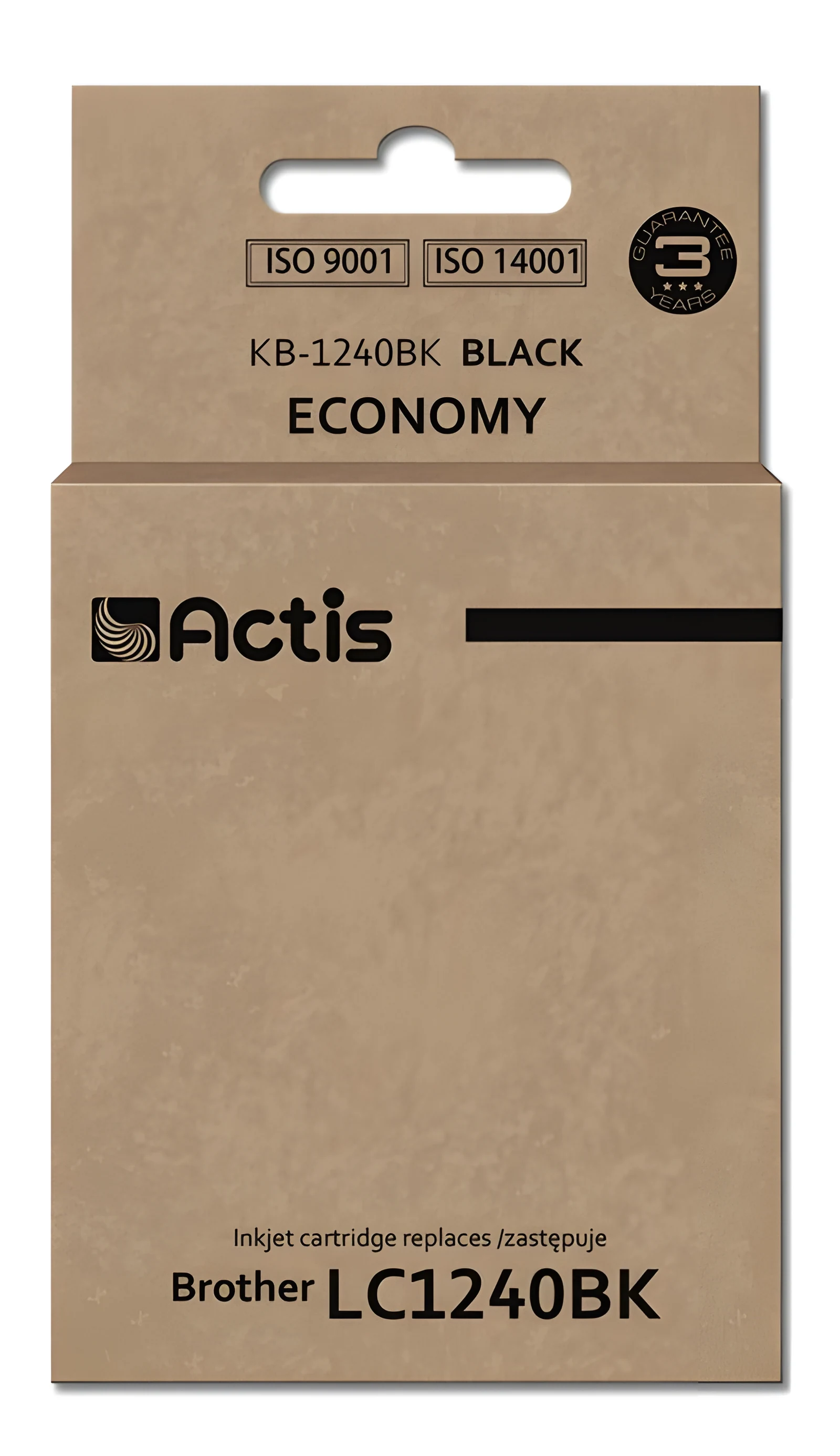 Actis KB-1240Bk Tusz Zamiennik czarny 19ml