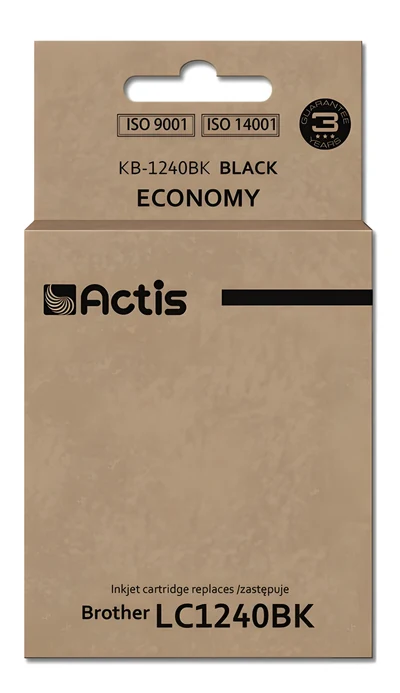Tusz zamiennik Actis KB-1240Bk czarny 19 ml do drukarek Brother