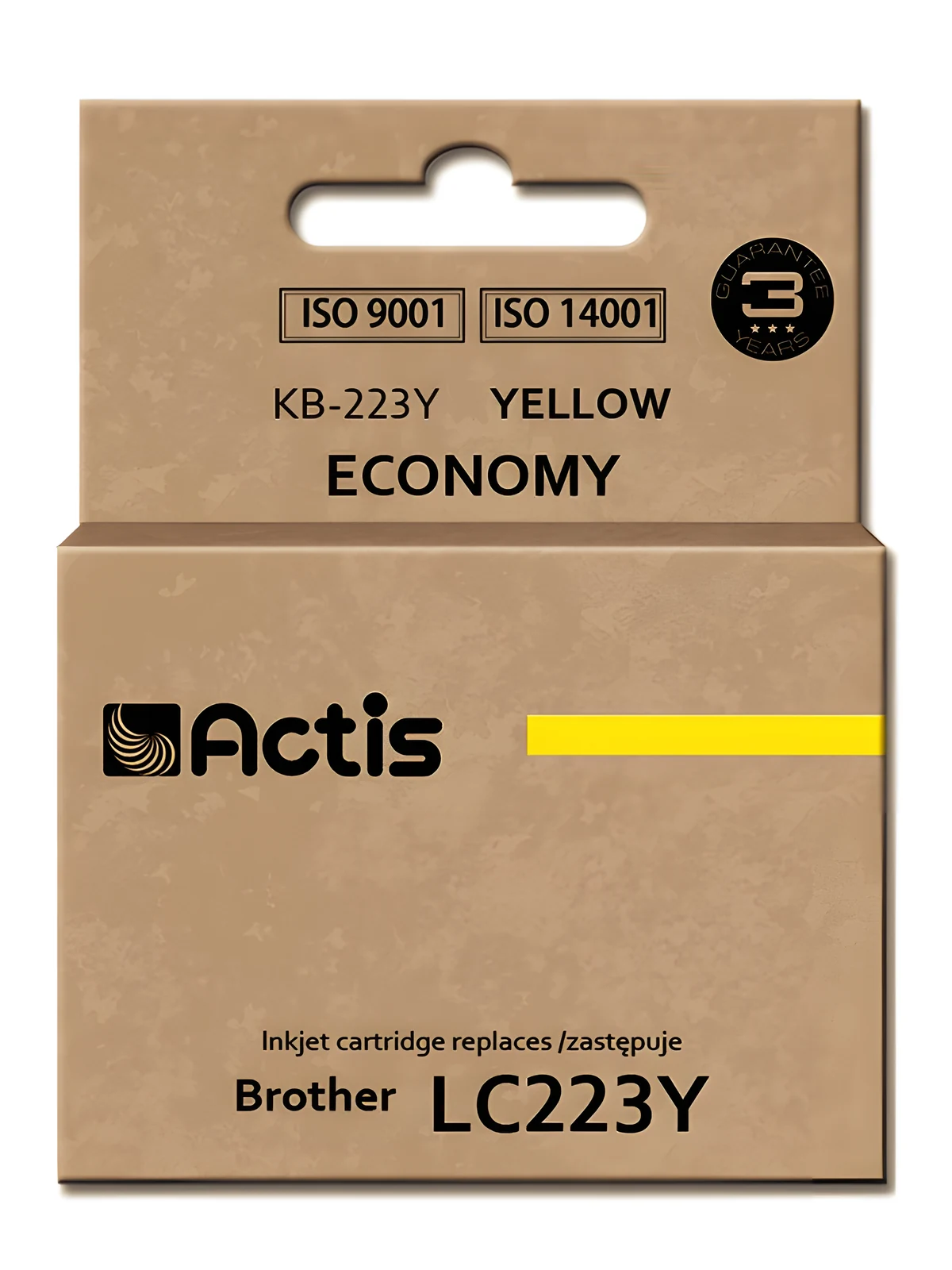 Actis KB-223Y Tusz, Zamiennik Brother LC223Y, 10ml