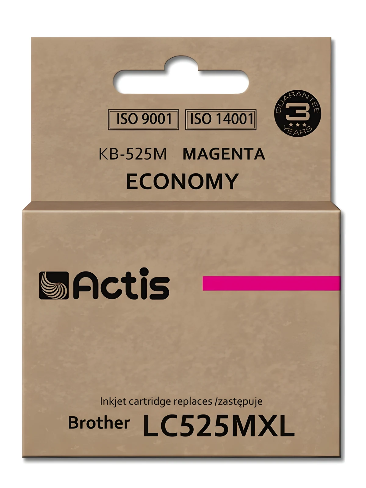 Actis KB-525M Tusz Zamiennik Brother LC525M, 15ml, Czerwony