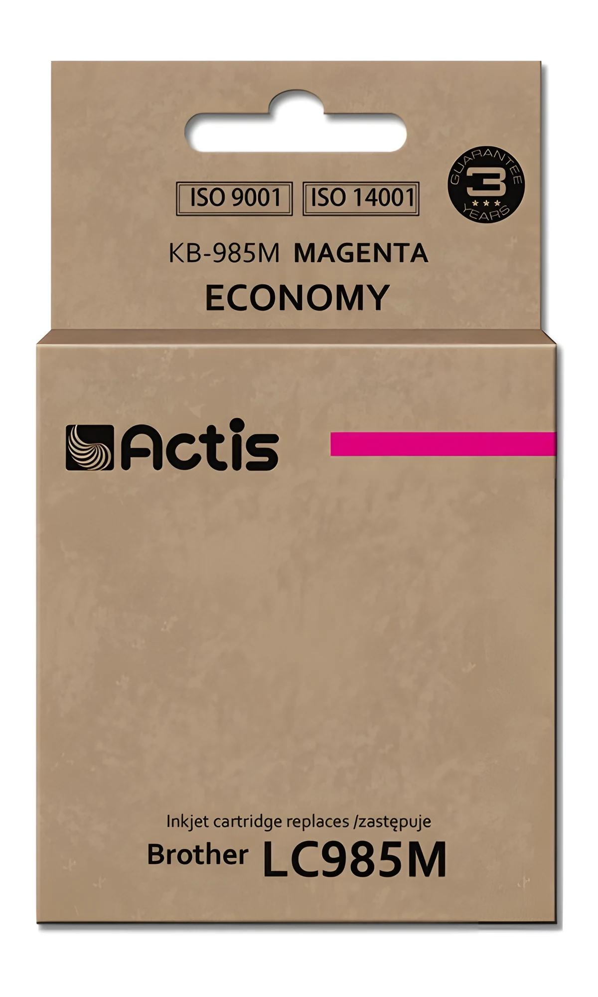 ACTIS KB-985M Tusz, Zamiennik Brother LC985M, Czerwony
