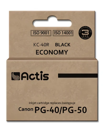 Tusz Zamiennik Actis KC-40R do Canon PG-40/PG-50, 25 ml, Czarny