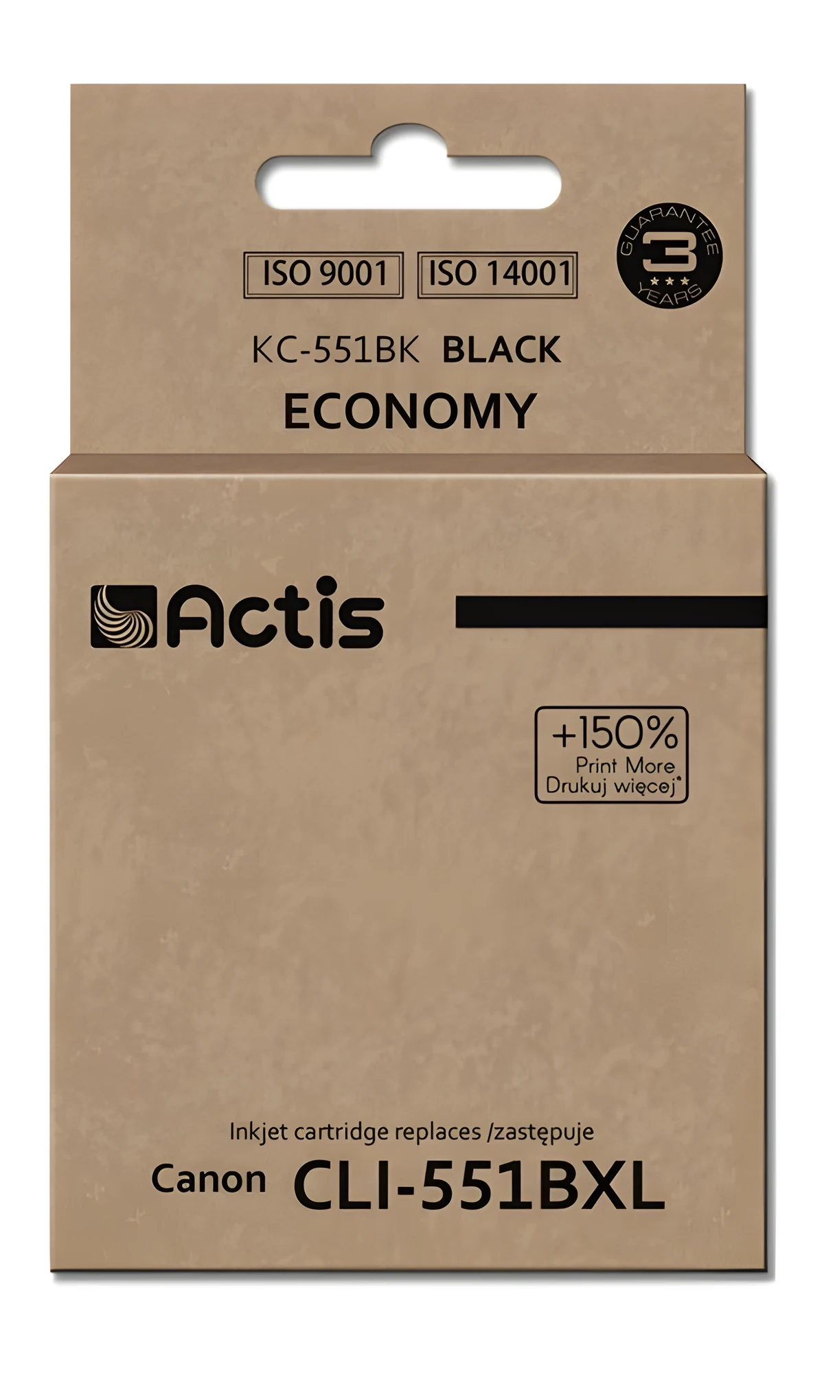 Tusz zamiennik Actis KC-551Bk do drukarek Canon PIXMA