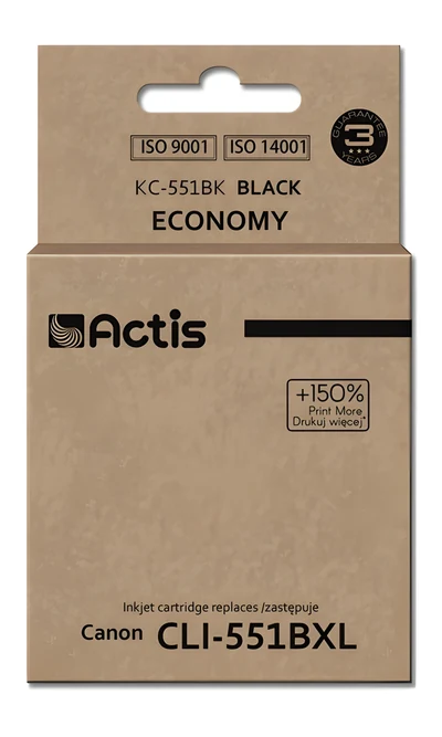 Tusz zamiennik Actis KC-551Bk do drukarek Canon PIXMA