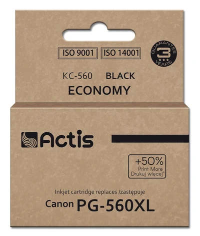 Tusz Actis KC-560 Zamiennik do Canon PG-560XL Czarny 22 ml
