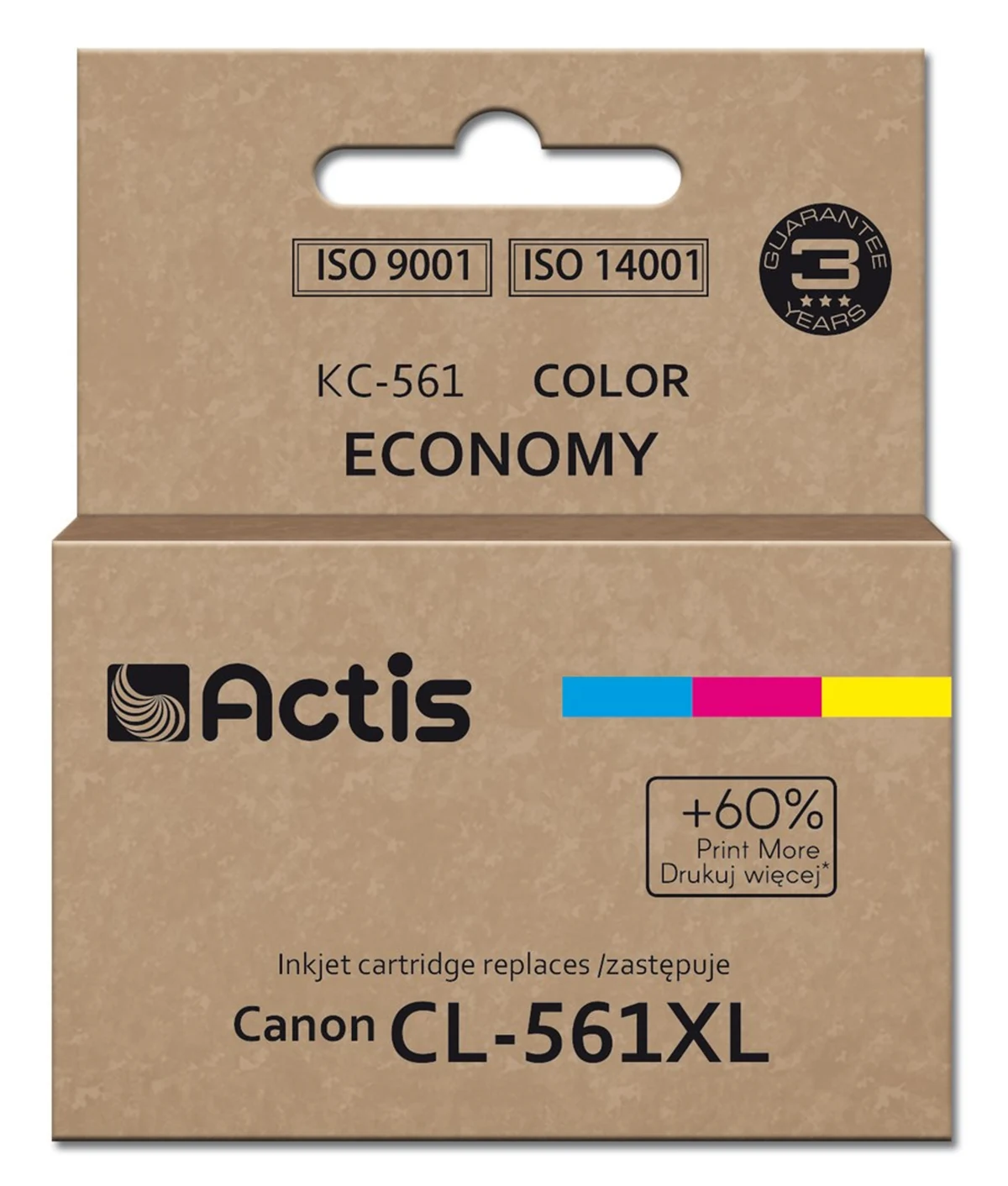 Tusz zamiennik Actis KC-561 do Canon CL-561XL, 18 ml