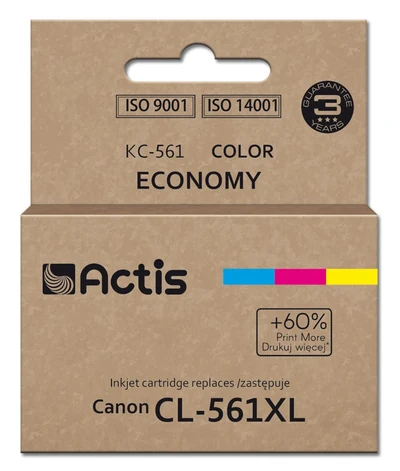 Tusz zamiennik Actis KC-561 do Canon CL-561XL, 18 ml