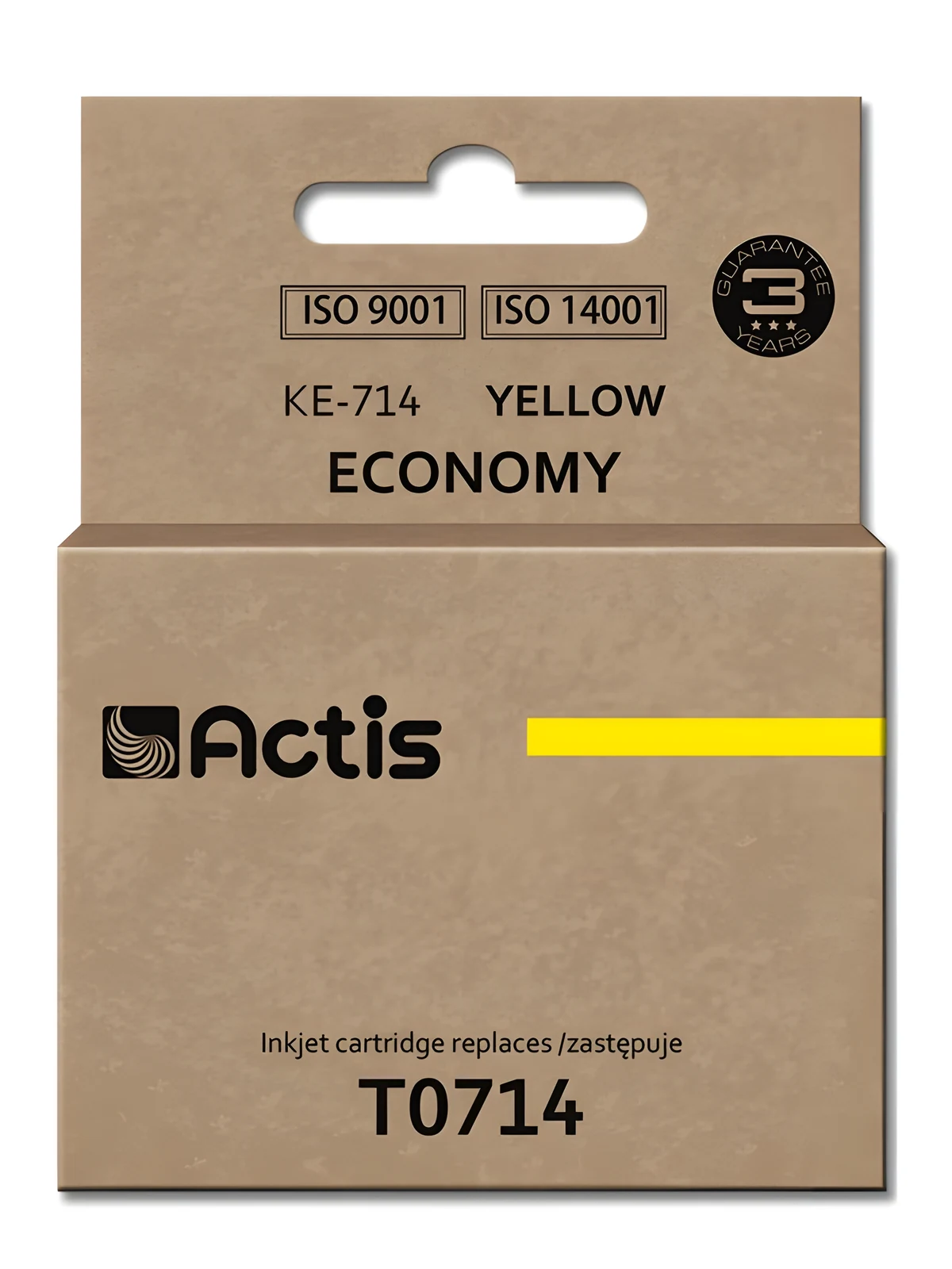 Tusz Actis KE-714 - Zamiennik Epson T0714, T0894, T1004; Złoty; 13,5 ml