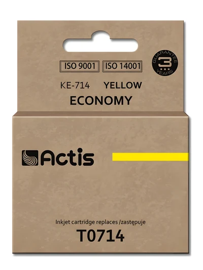 Tusz Actis KE-714 - Zamiennik Epson T0714, T0894, T1004; Złoty; 13,5 ml