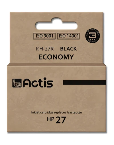 Tusz Actis KH-27R Czarny 20 ml - Kompatybilny z drukarkami HP Deskjet