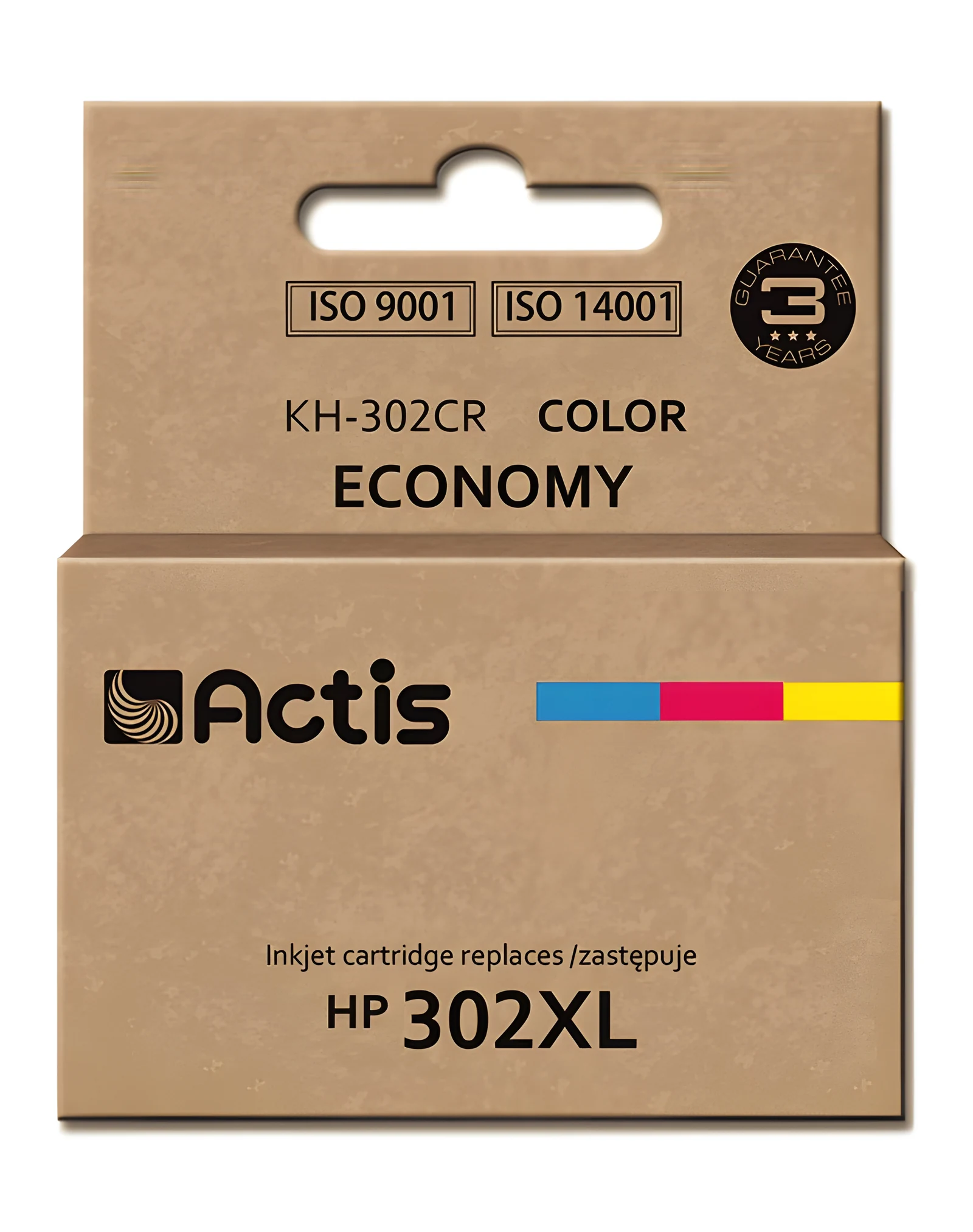 Tusz Actis KH-302CR, Zamiennik HP 302XL, 21 ml, Kolor