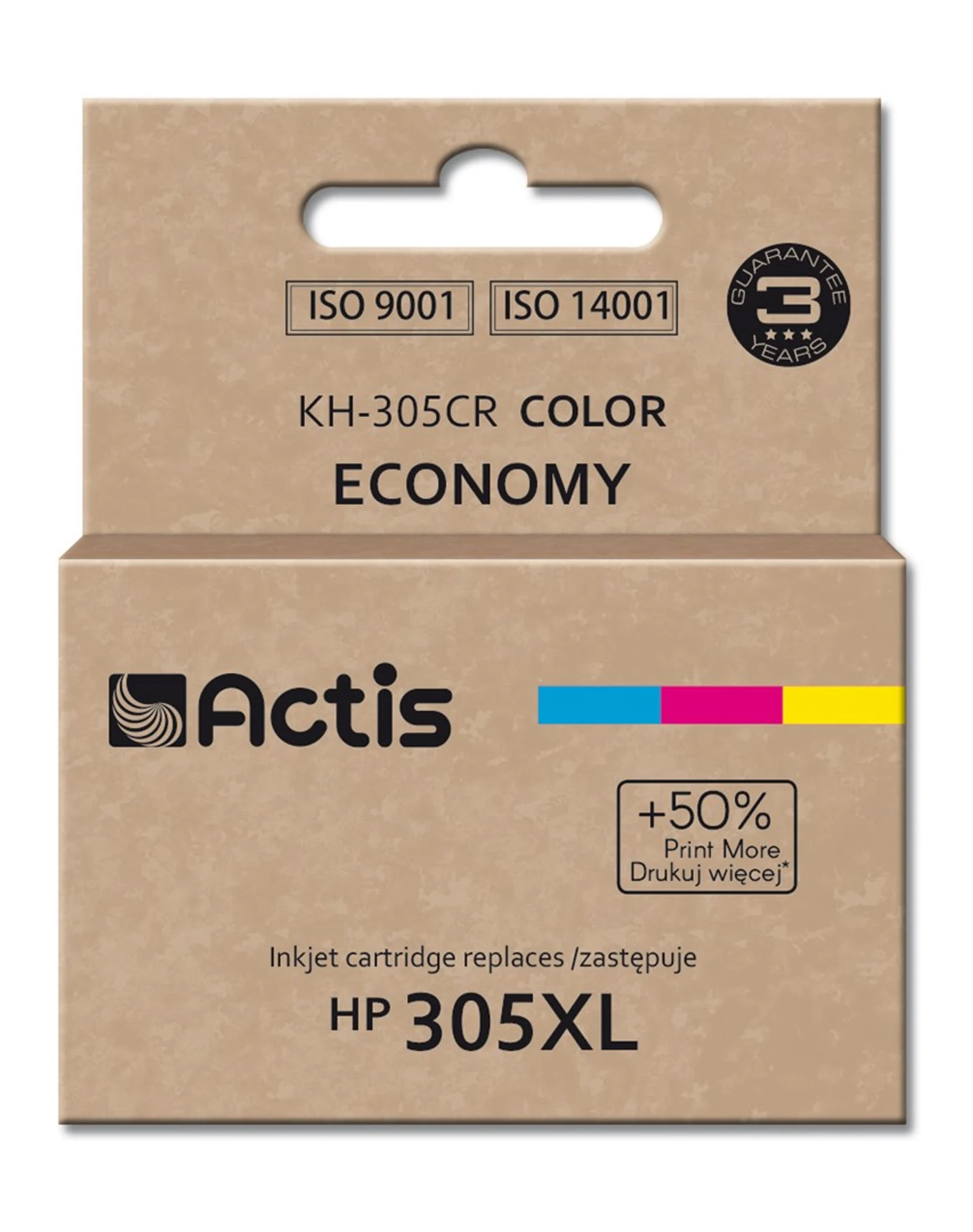 Tusz Actis KH-305CR, Zamiennik HP, 18 ml