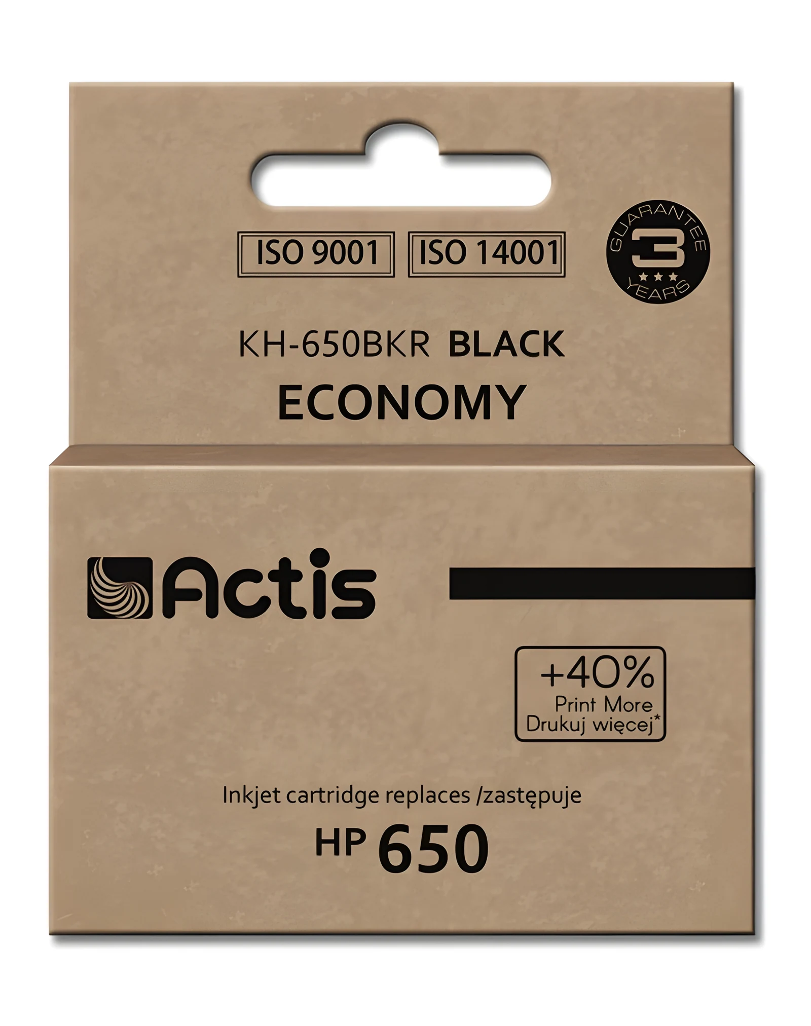 Tusz zamiennik Actis KH-650BKR do drukarek HP 650