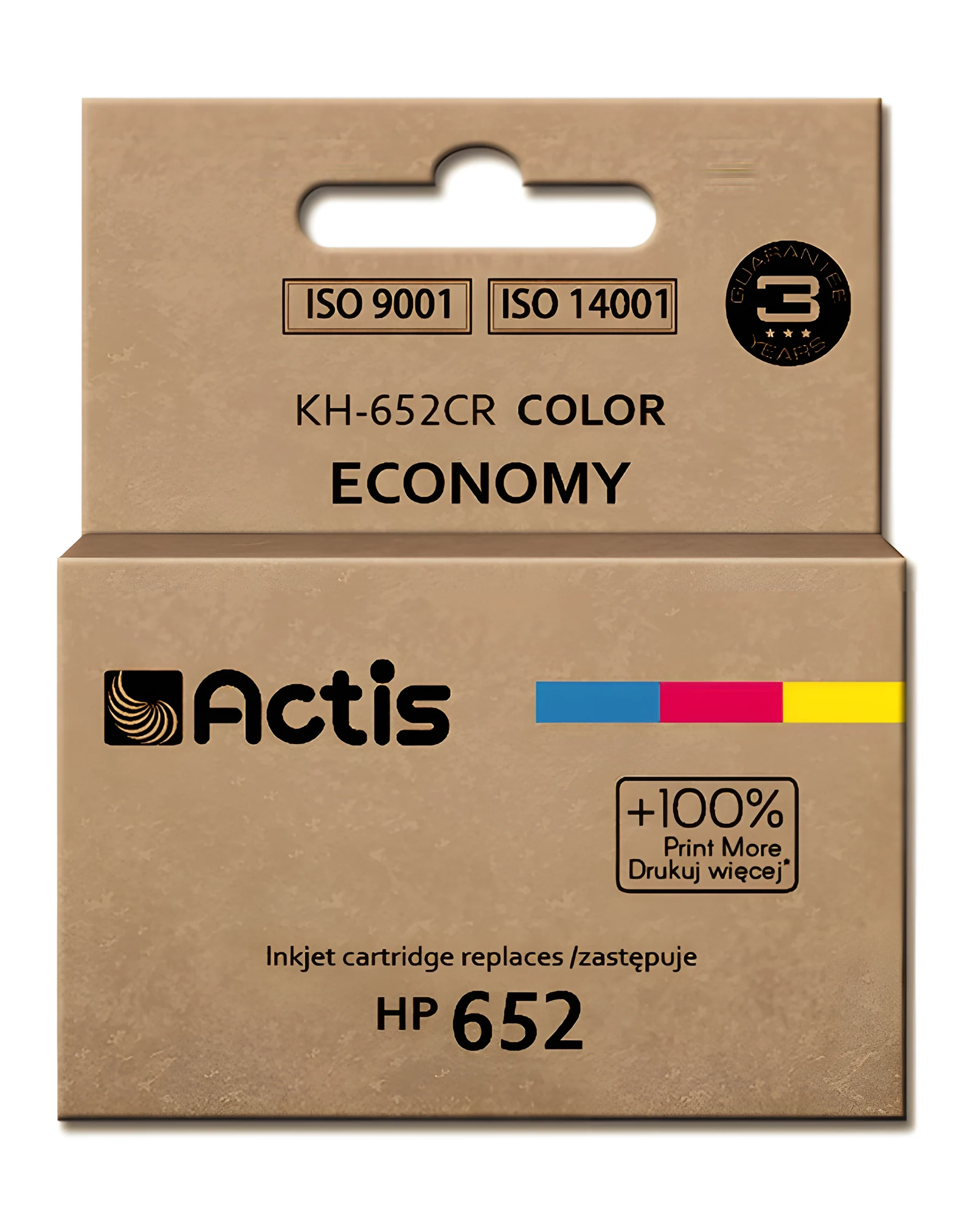 Tusz kompatybilny Actis KH-652CR, 15 ml, do drukarek HP Deskjet