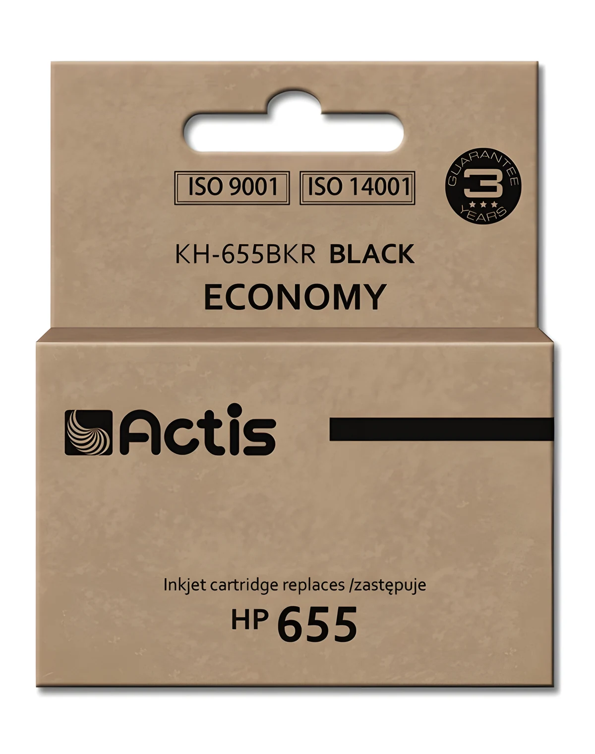 Tusz Actis KH-655BKR 20 ml czarny do drukarek HP