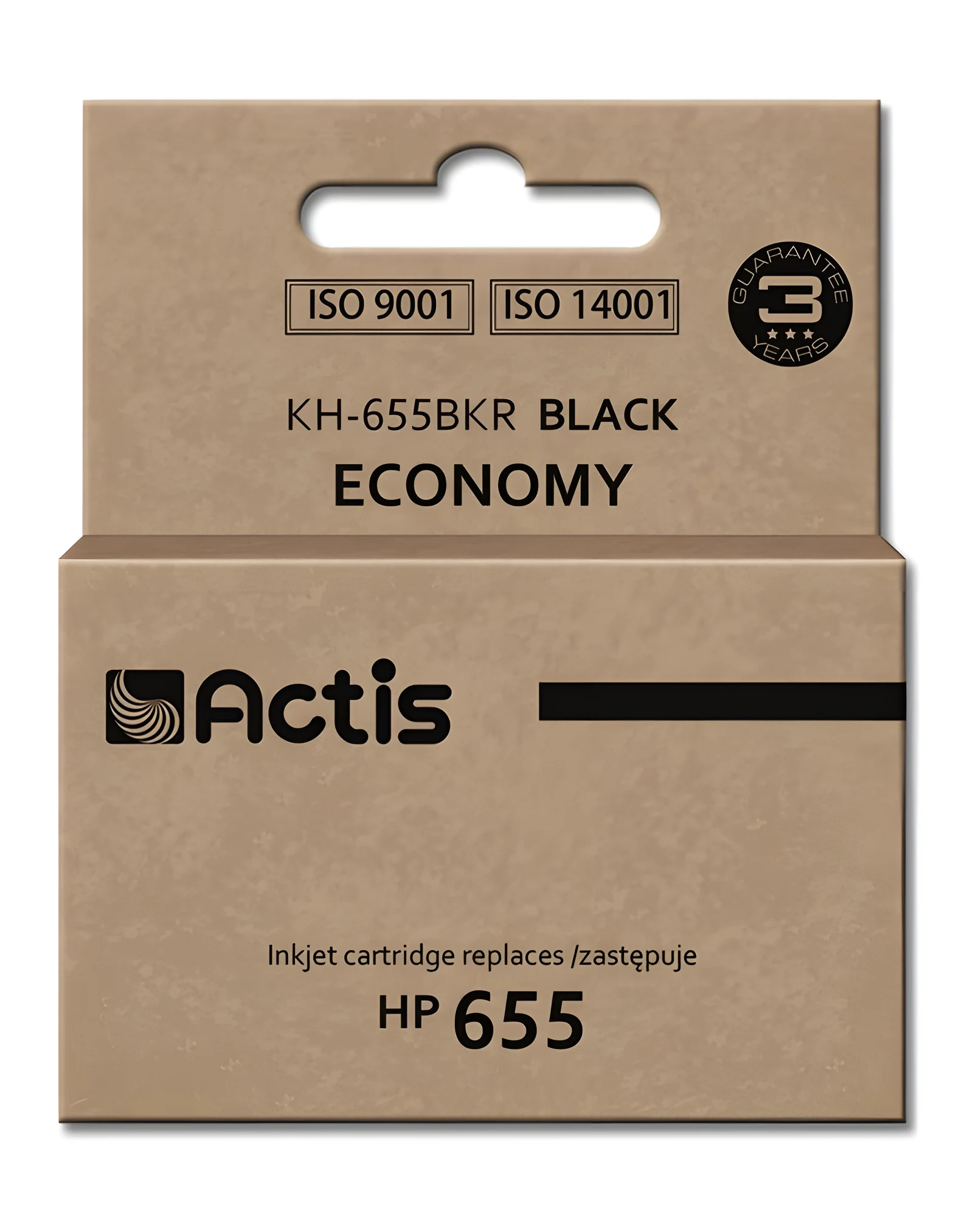 Tusz Actis KH-655BKR 20 ml czarny do drukarek HP