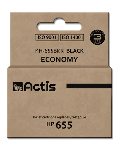 Tusz Actis KH-655BKR 20 ml czarny do drukarek HP