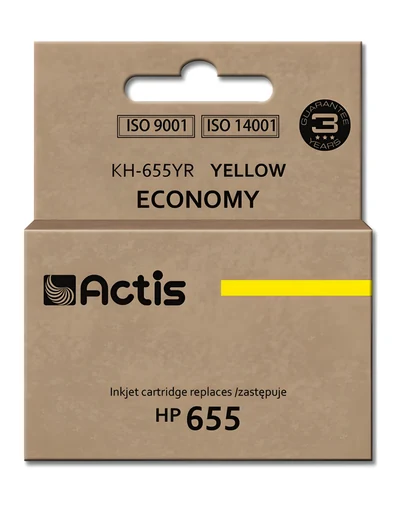 Tusz zamiennik Actis KH-655YR do drukarek HP 655 (żółty)