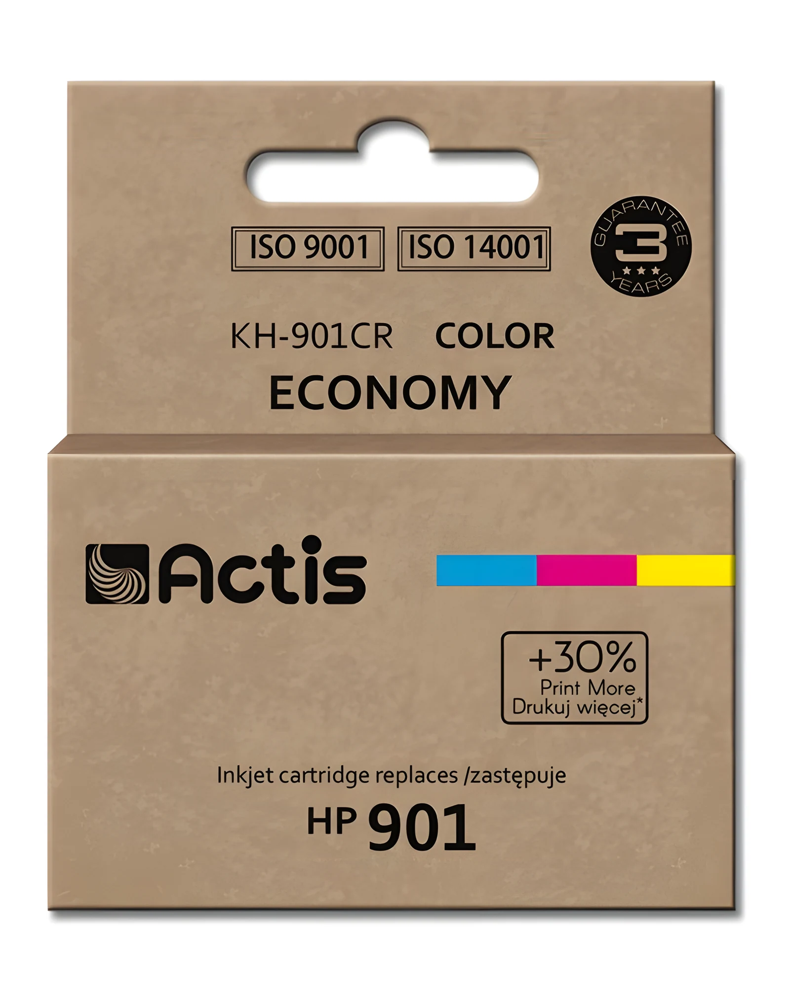 Tusz Actis KH-901CR, kompatybilny z drukarkami HP Officejet