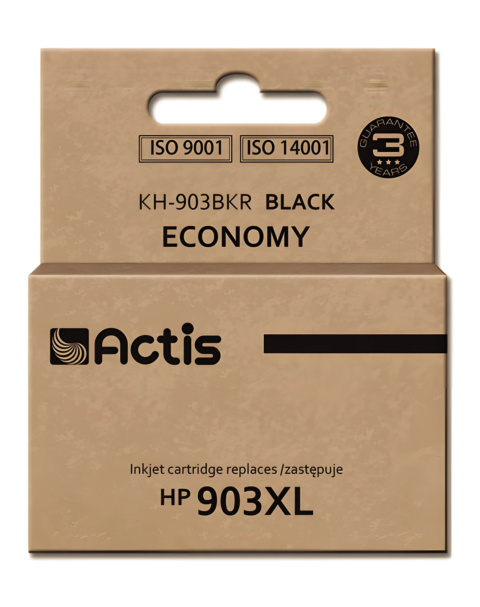 Tusz Actis KH-903BKR, 30 ml, czarny (nowy chip)