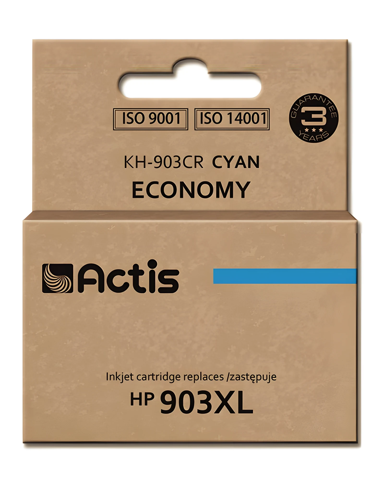 Tusz Actis KH-903CR - Zamiennik HP 903XL (Cyjan)