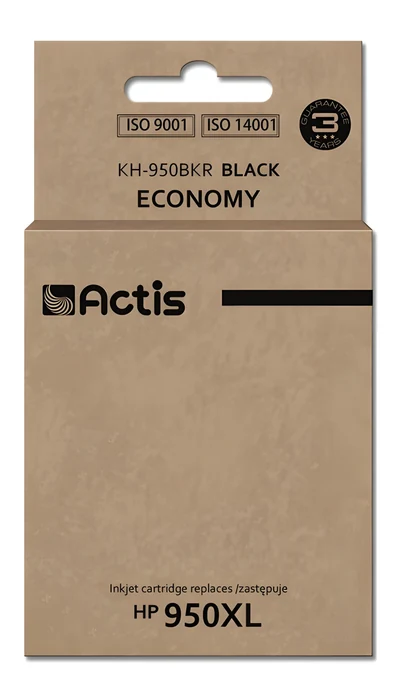 Tusz Czarny Actis KH-950BKR 80ml, Kompatybilny z HP