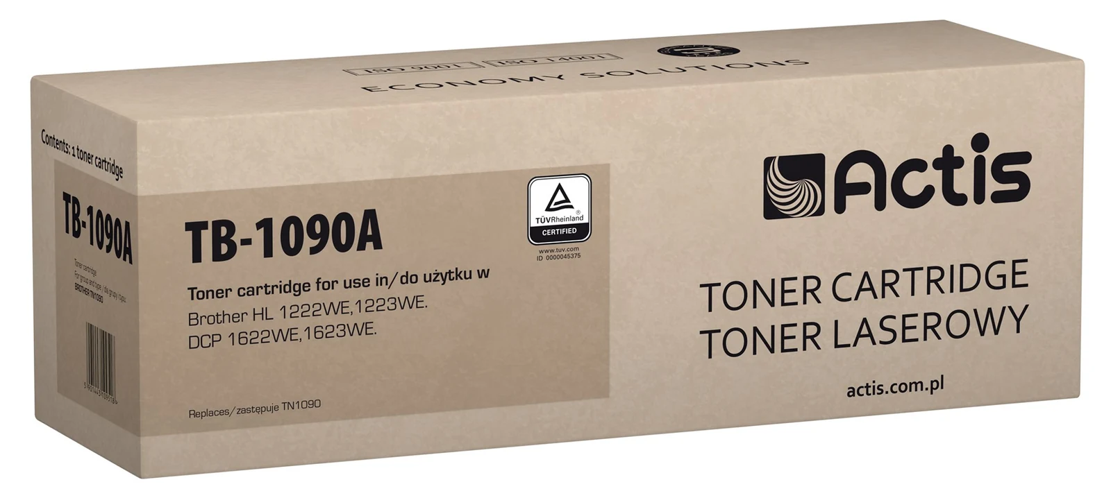 Toner zamiennik Actis TB-1090A do drukarek Brother DCP i HL