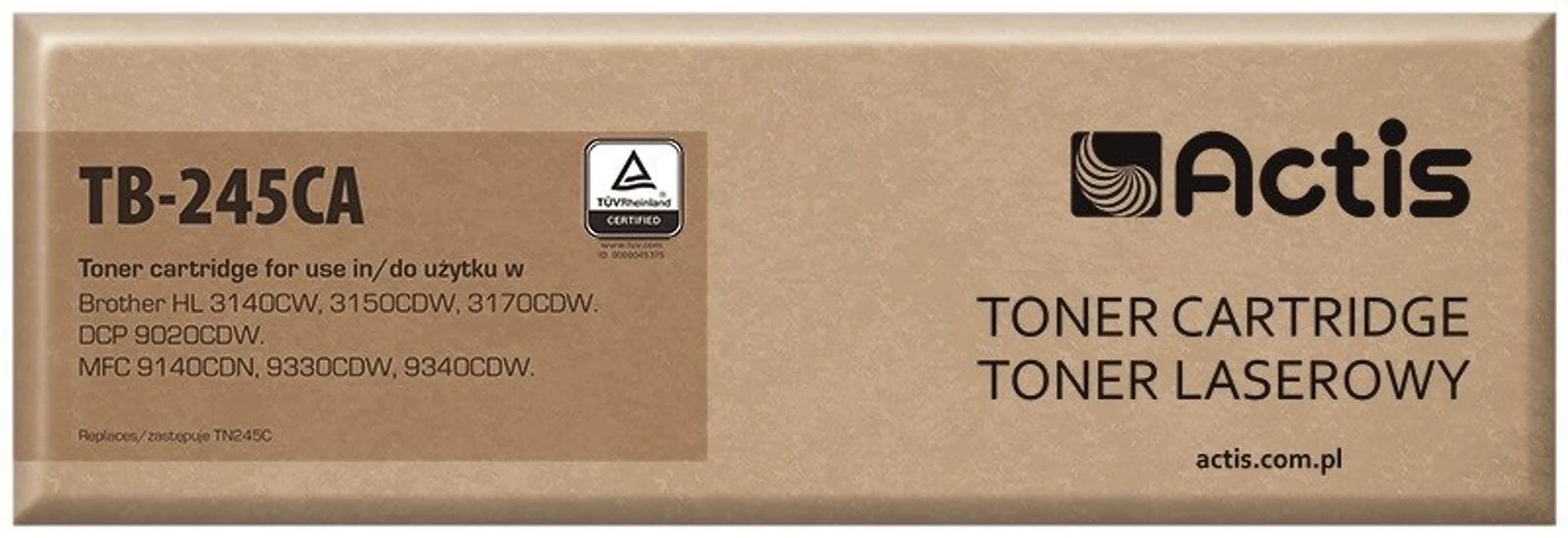 Toner zamiennik Actis TB-245CA do drukarek Brother
