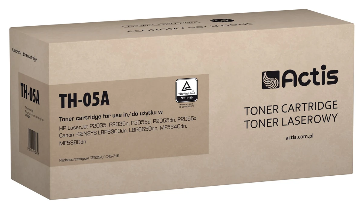 Actis TH-05A Toner Zamiennik HP 05A CE505A, Canon CRG-719