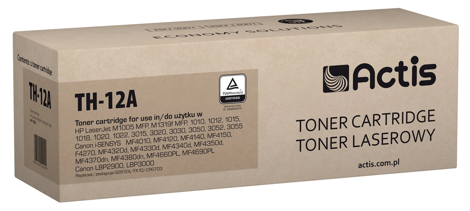 Actis TH-12A Toner, 2000 stron, czarny