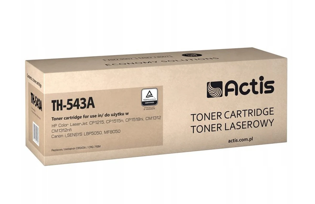 Actis TH-543A Toner, Zamiennik HP 125A CB543A, 1500 stron, Czerwony