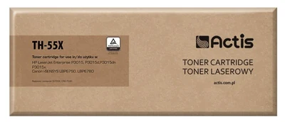 Toner Actis TH-55X Zamiennik HP 55X CE255X, 12500 stron, czarny