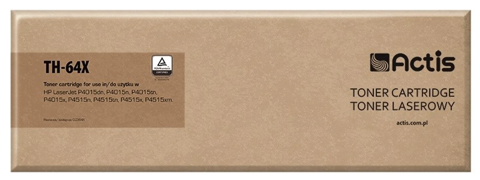Toner zamiennik ACTIS TH-64X do drukarek HP 64X (CC364X)