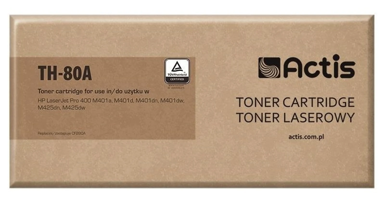 Actis TH-80A Toner Zamiennik HP 80A CF280A