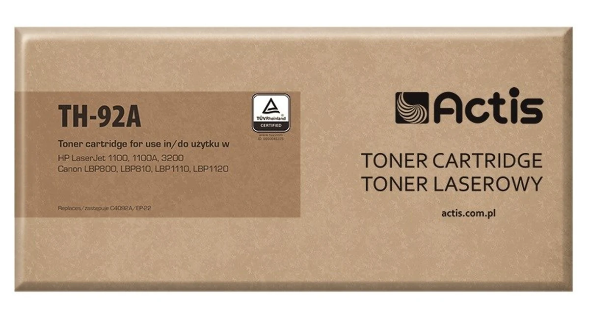 Actis TH-92A Toner Zamiennik HP 92A, 2500 stron