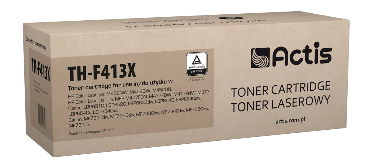 Actis TH-F413X Toner, Zamiennik HP 410X CF413X, 5000 stron, Czerwony