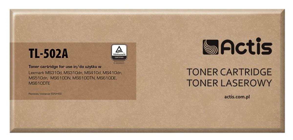 Toner Actis TL-502A do drukarek Lexmark | 5000 stron
