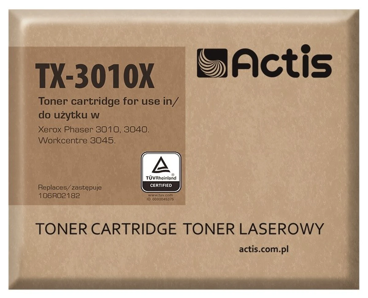 Toner Actis TX-3010X do drukarek Xerox, 2300 stron, czarny