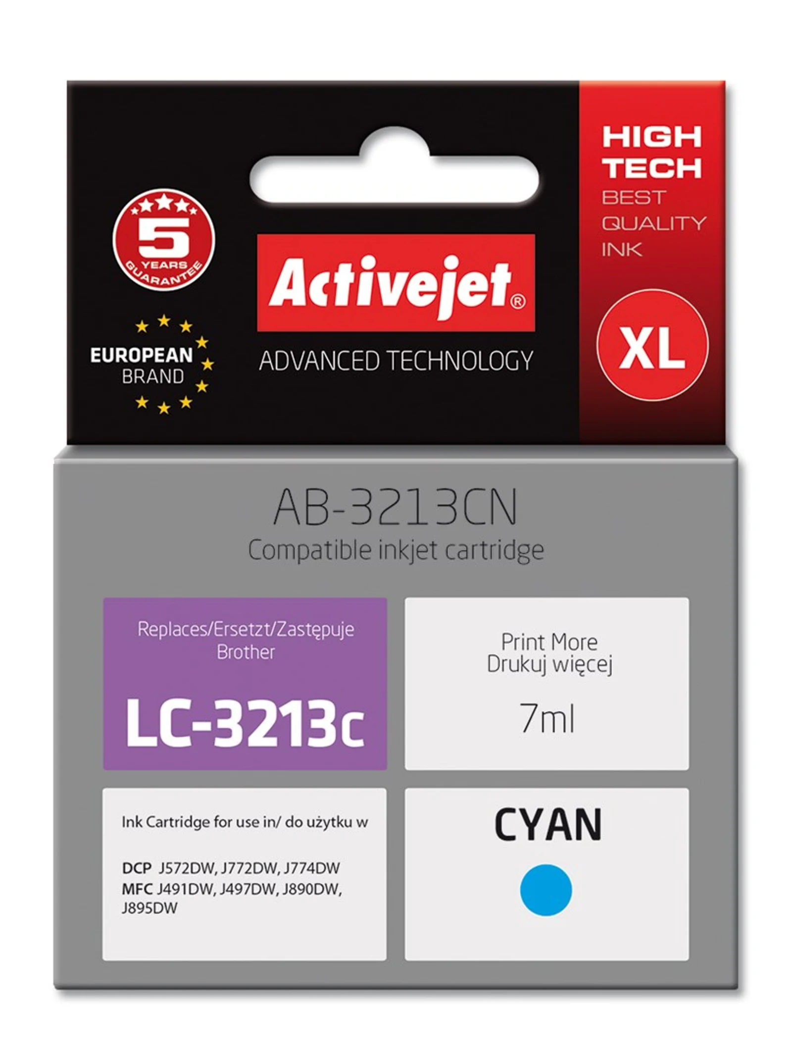 Activejet AB-3213CN Tusz 7ml Niebieski dla Brother