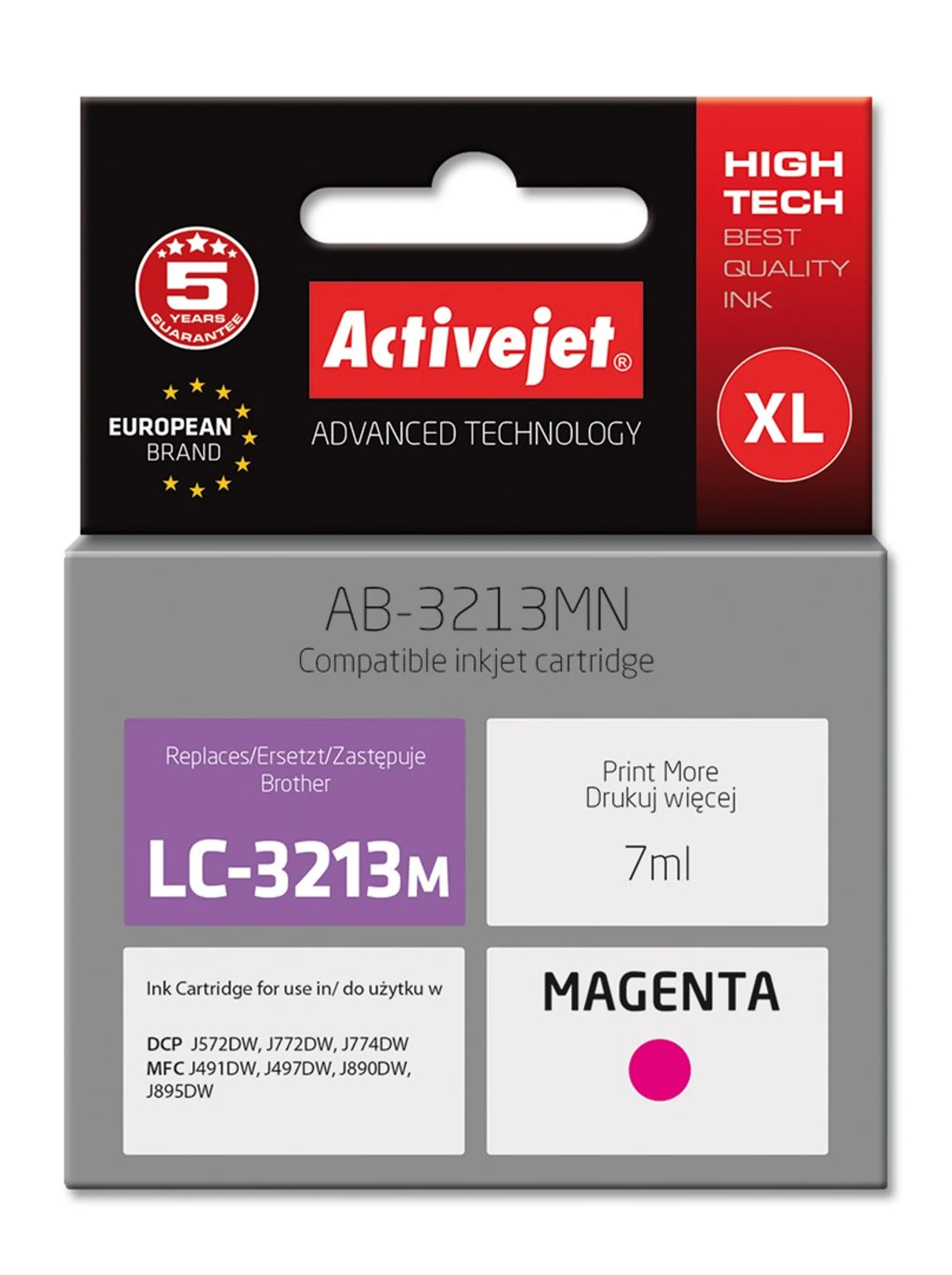 Activejet AB-3213MN Tusz 7ml Purpurowy dla Brother