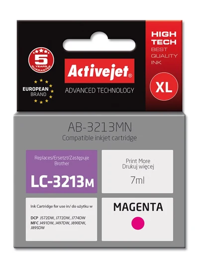 Tusz Activejet AB-3213MN 7ml Purpurowy do drukarek Brother