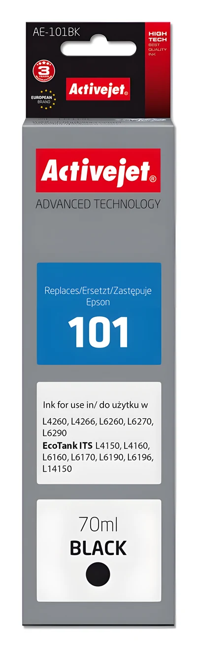 Tusz Activejet AE-101BK 70ml czarny do drukarek Epson