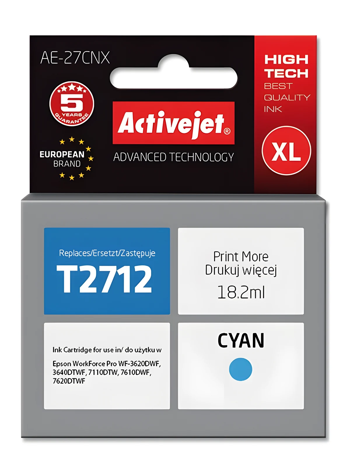Activejet AE-27CNX Tusz Zamiennik Epson 27XL