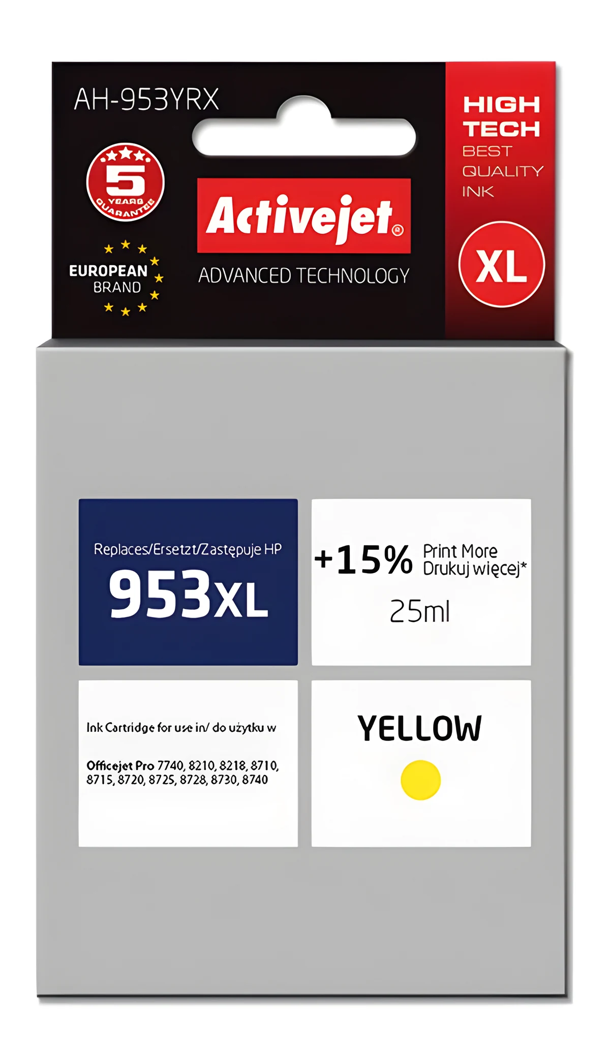Activejet AH-953YRX Tusz 25ml dla HP Officejet Pro