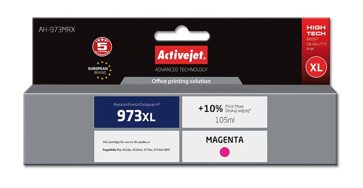 Activejet AH-973MRX Tusz 105ml Czerwony