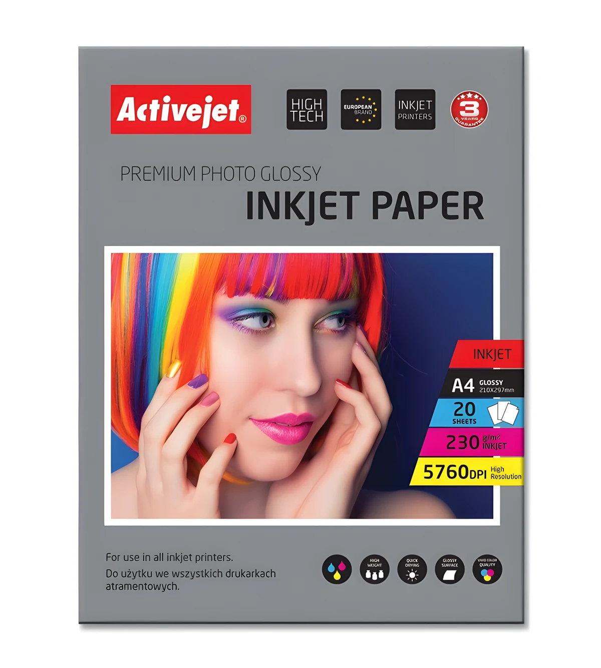 Activejet AP4-230G20 Papier Foto Błyszczący A4
