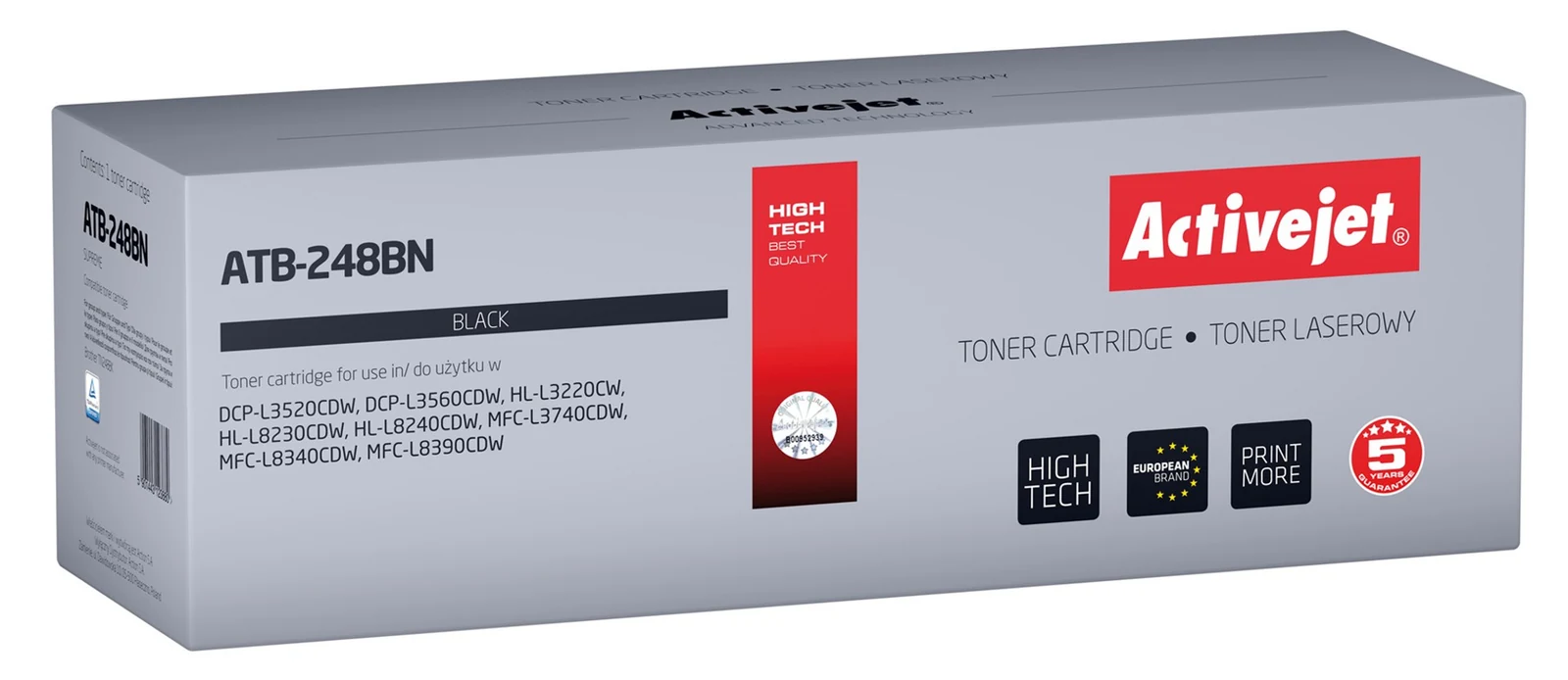 Toner Zamiennik Activejet ATB-248BN do drukarek Brother DCP i HL
